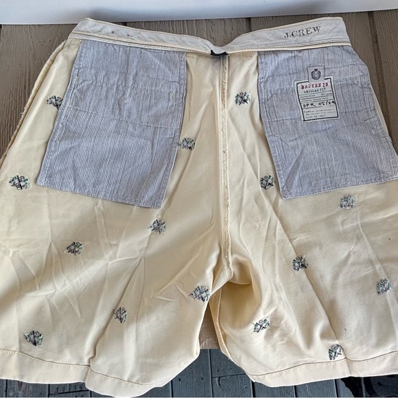 J. Crew Tan Flat Front Shorts Cotton Blend Casual - Picture 16 of 16